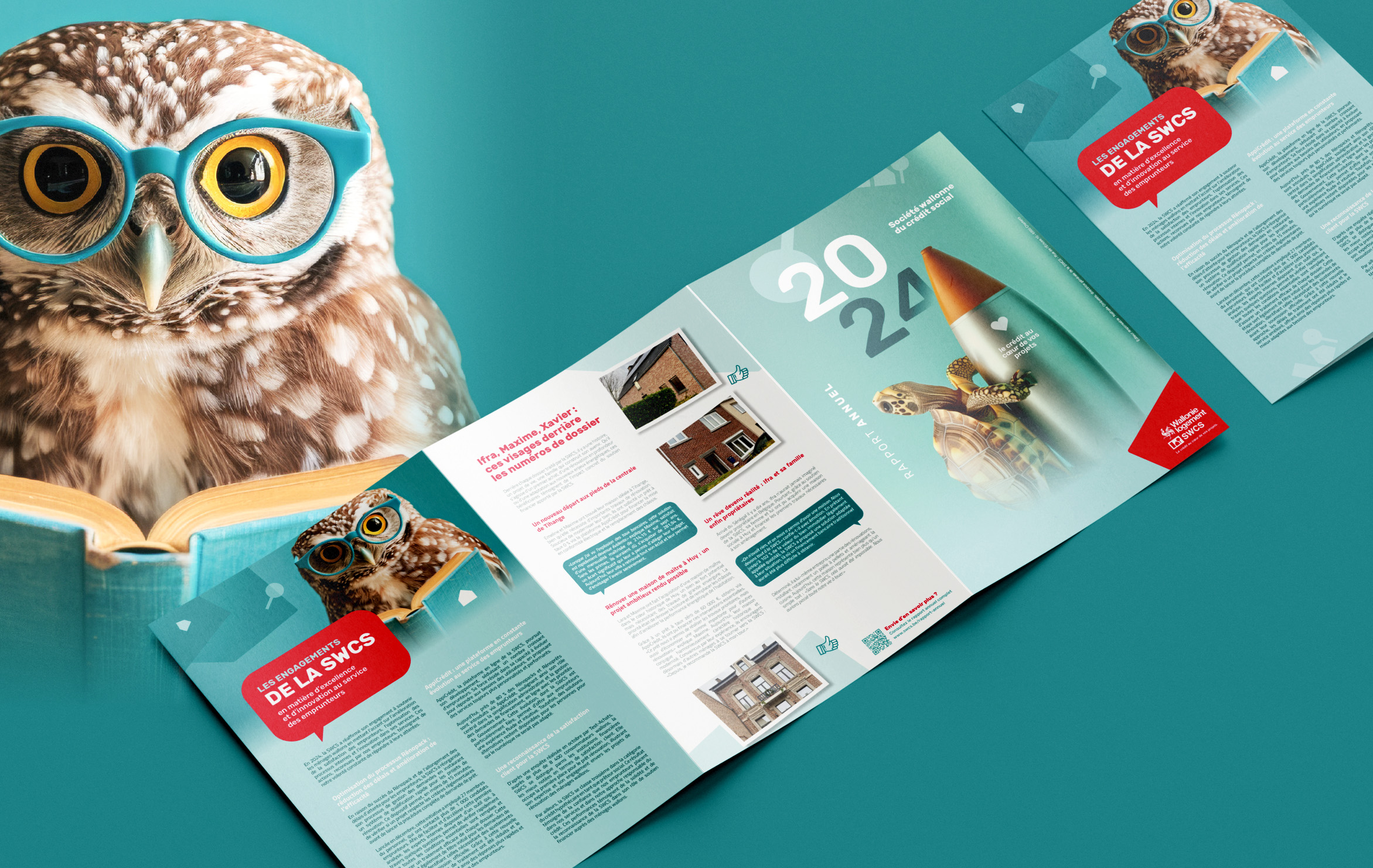 SWCS - Société wallonne du crédit social - Redynamisation identité visuelle - Supports de communication - Periskop - Agence de communication - Studio graphique - Branding