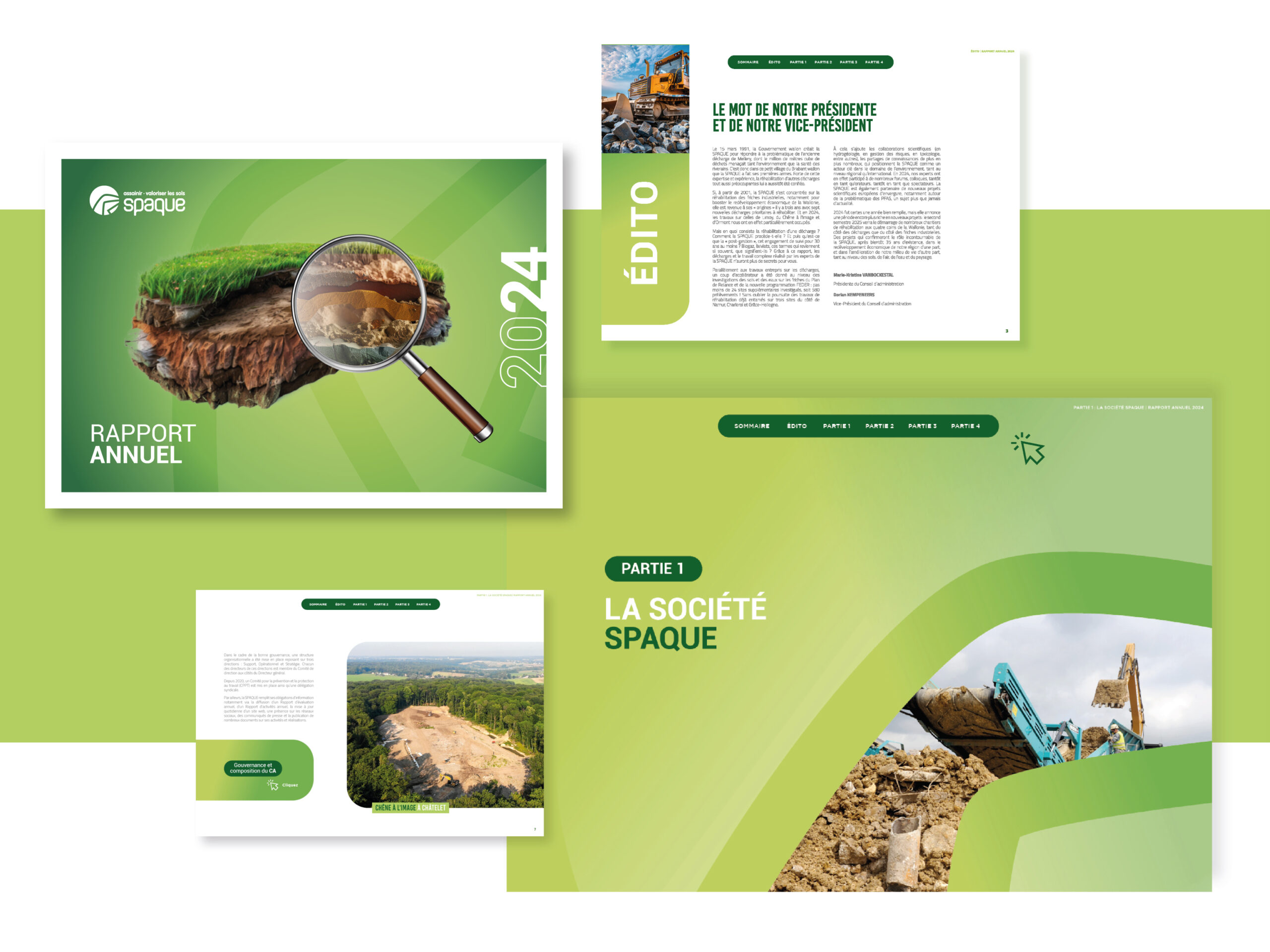 Spaque - Environnement - Ecologie - Mise en page - Design - Graphisme - Supports de communication - Periskop - Agence de communication - Studio graphique