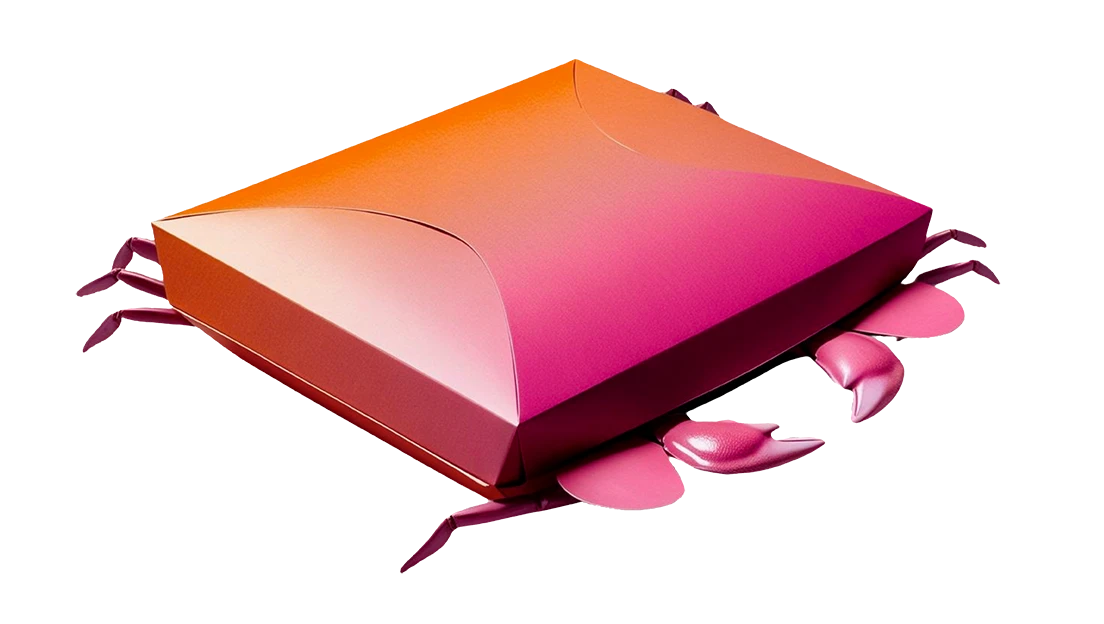 Boite packaging - Crabe
