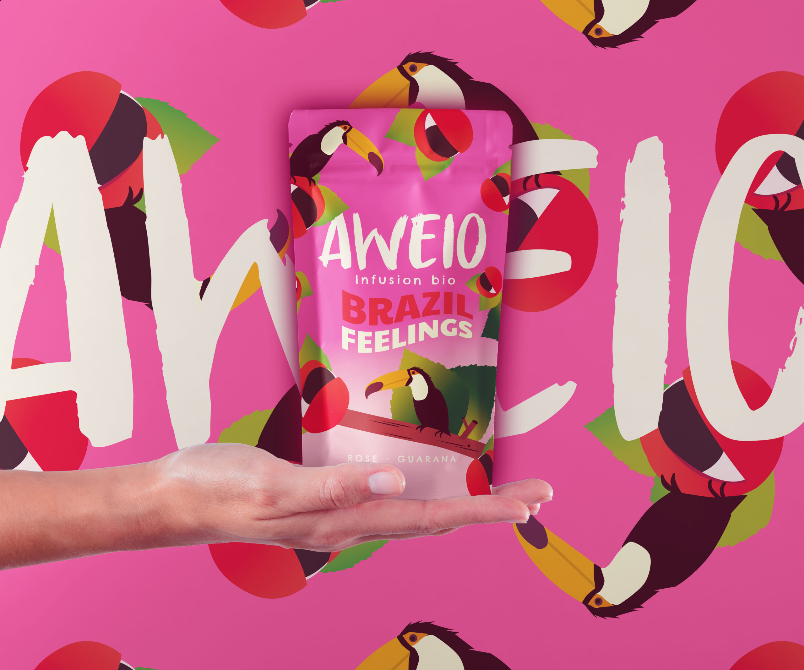 AWEIO - Thé et Infusions - Packaging - Création identité visuelle - Identité graphique - Naming - Periskop - Agence de communication - Studio graphique