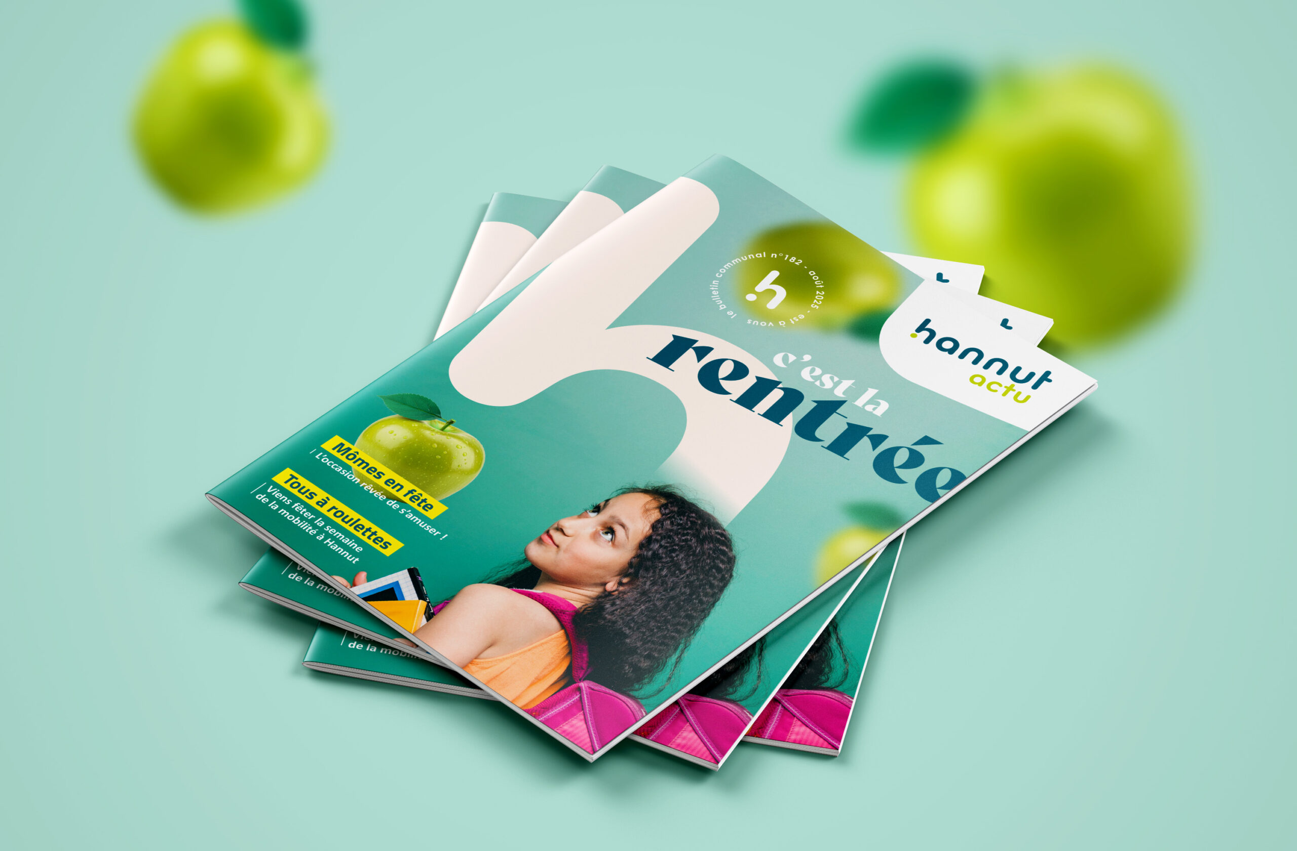 Hannut Actu - Ville de Hannut - Bulletin communal - Mise en page - Graphisme - Liège - Periskop - Agence de communication - Studio de graphisme