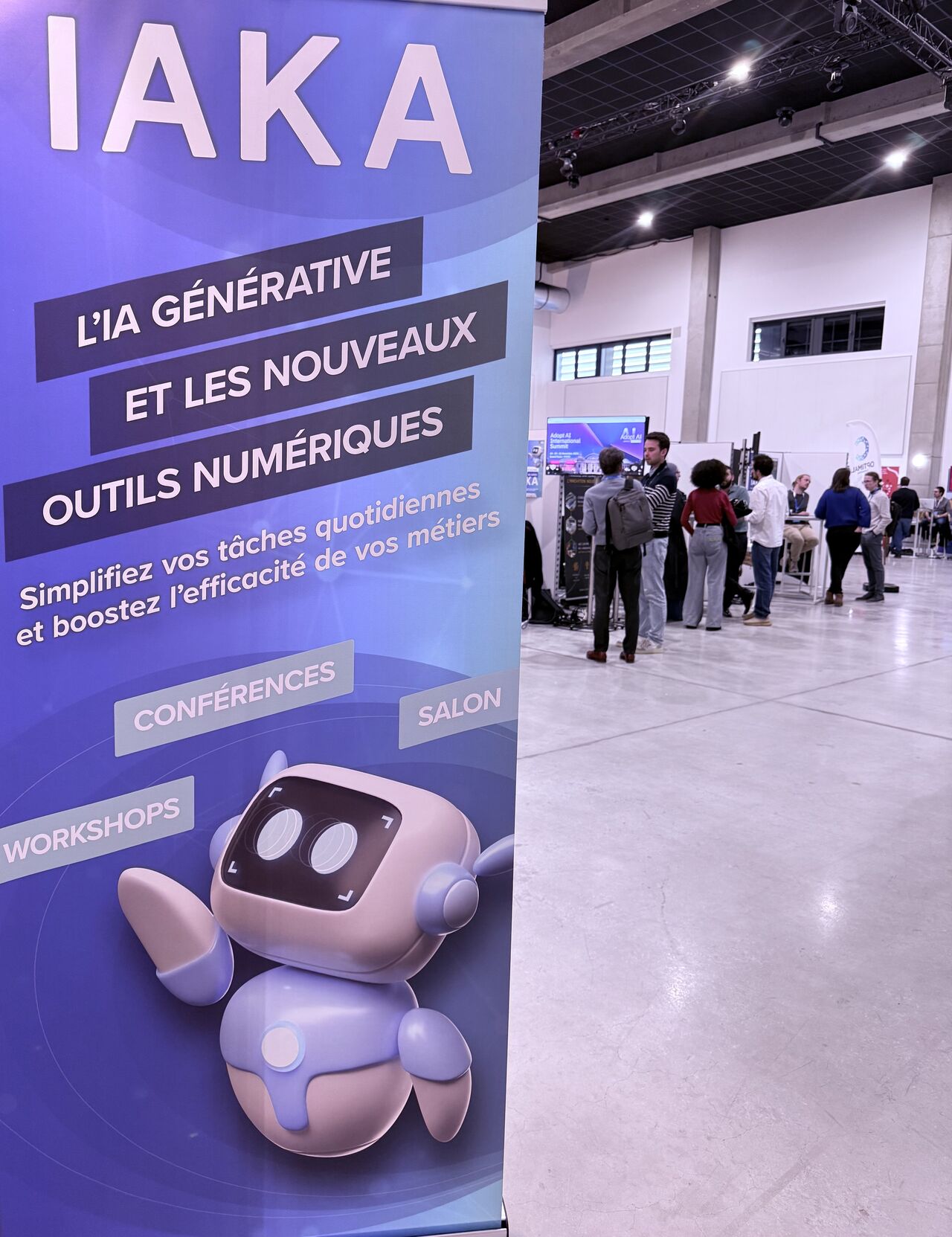 IAKA - Salon IA générative et nouveaux outils numériques - Namur - Periskop - Agence de communication - Studio graphique