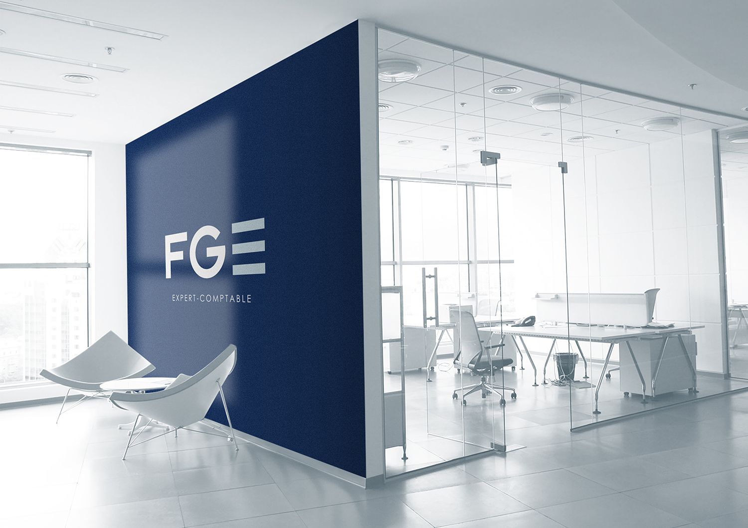 FGE - Bureau expert comptable - Création logo - Periskop